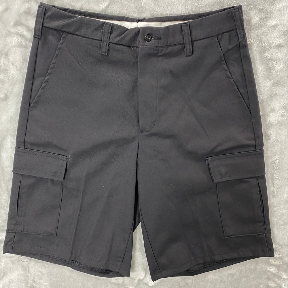 Aramark Cargo Shorts Mens 32 Black WearGuard Premium WorkPro Utility Workwear